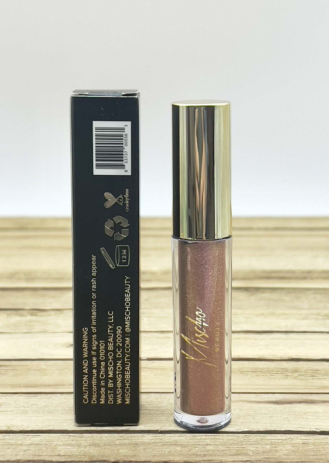 Liquid Eyeshadow in Glittery Rose - 3.5ml Long-Wear Eye Makeup