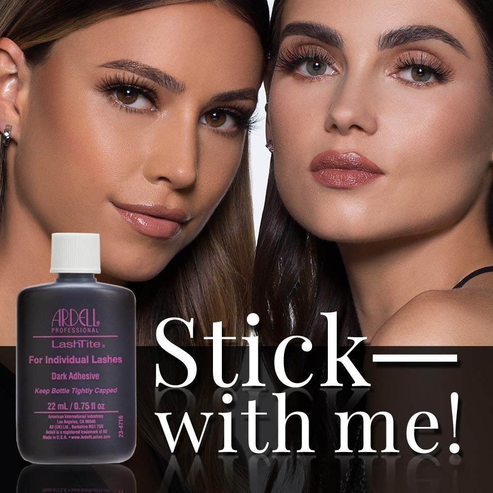 Waterproof Dark Lash Adhesive for Individual False Lashes - Fast Dry