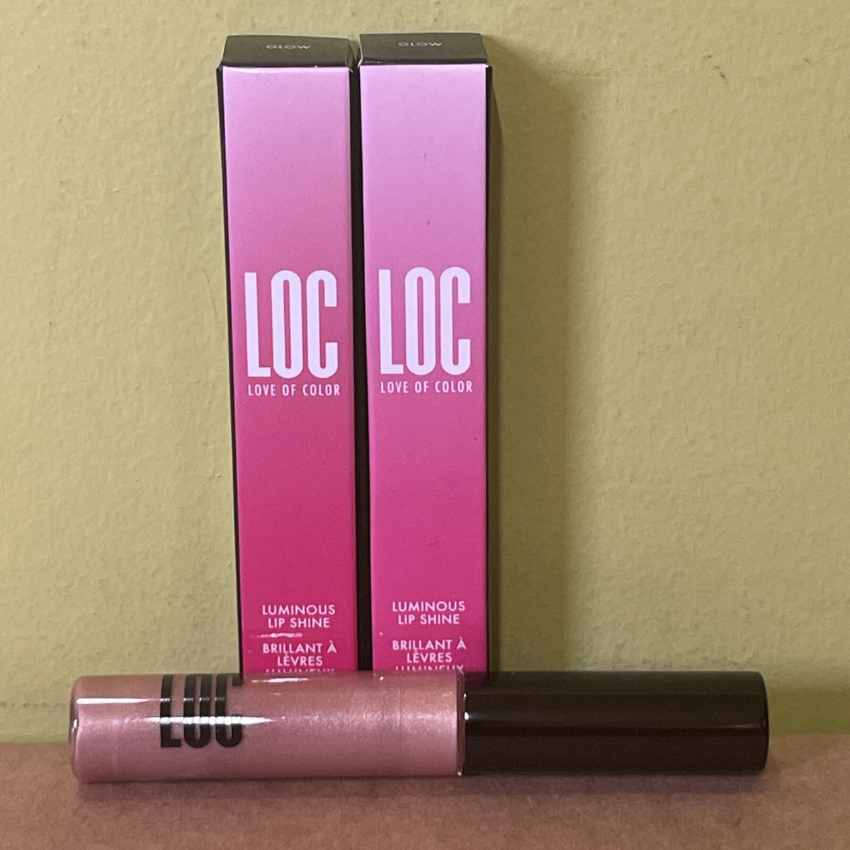 Lot of 2 Lip Glosses - Glow & Luminous Shine, 2.5 ML Each