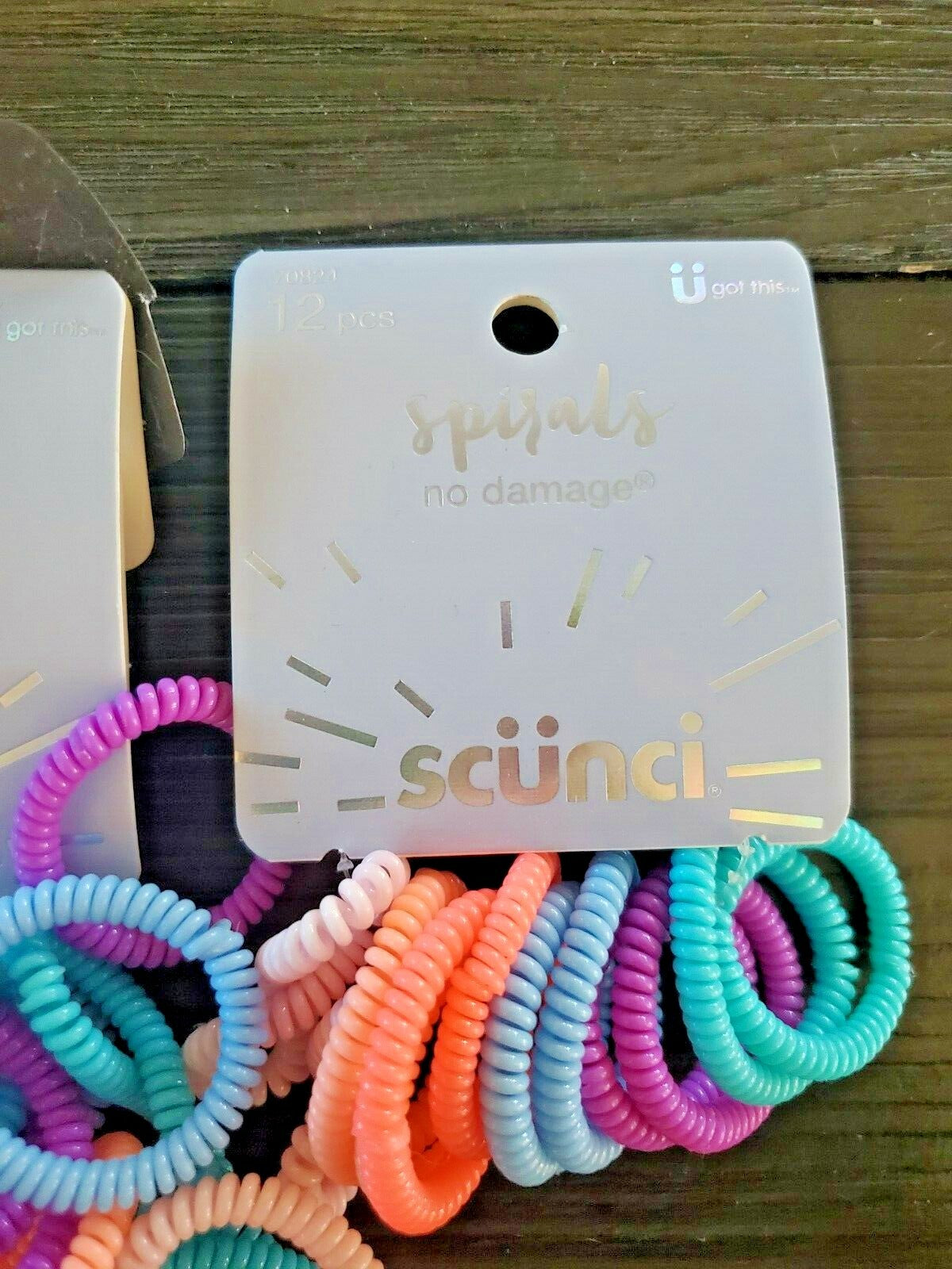 2 Pack 24ct Each Scunci No Damage Hair Spirals Free Shipping