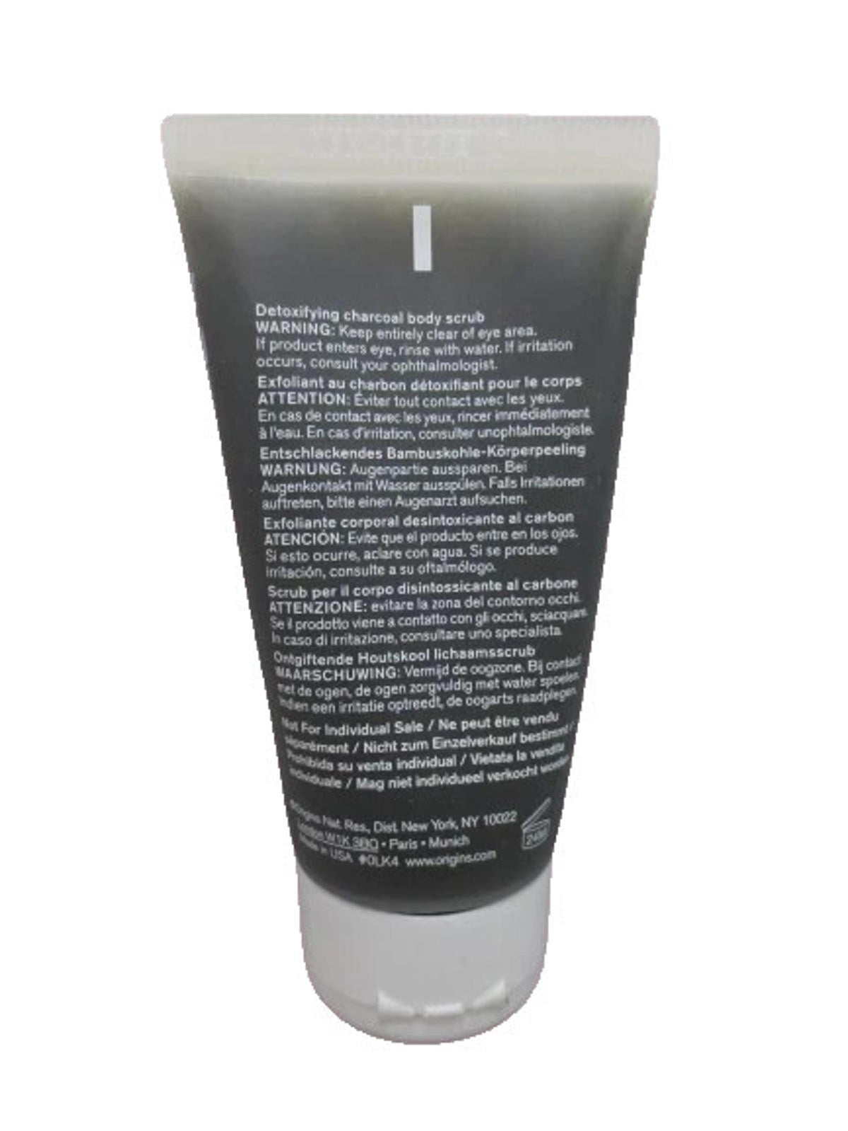 ORIGINS CLEAR IMPROVEMENT DETOXIFYING CHARCOAL BODY SCRUB 1.7 OZ 2PCS