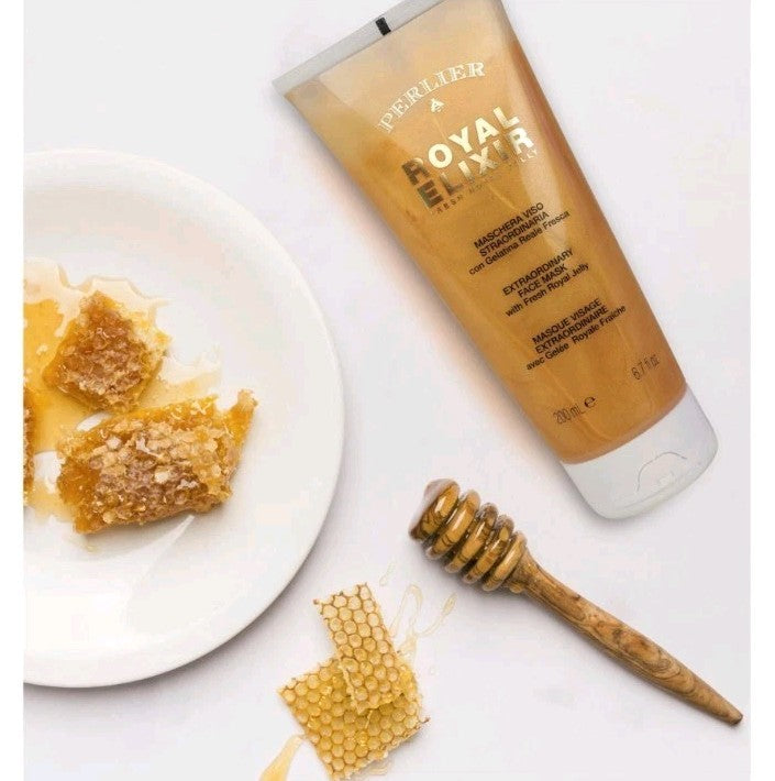 Luxury Royal Elixir Face Mask - Hydrating Skin Care with Honeybee Extracts, 6.7 oz