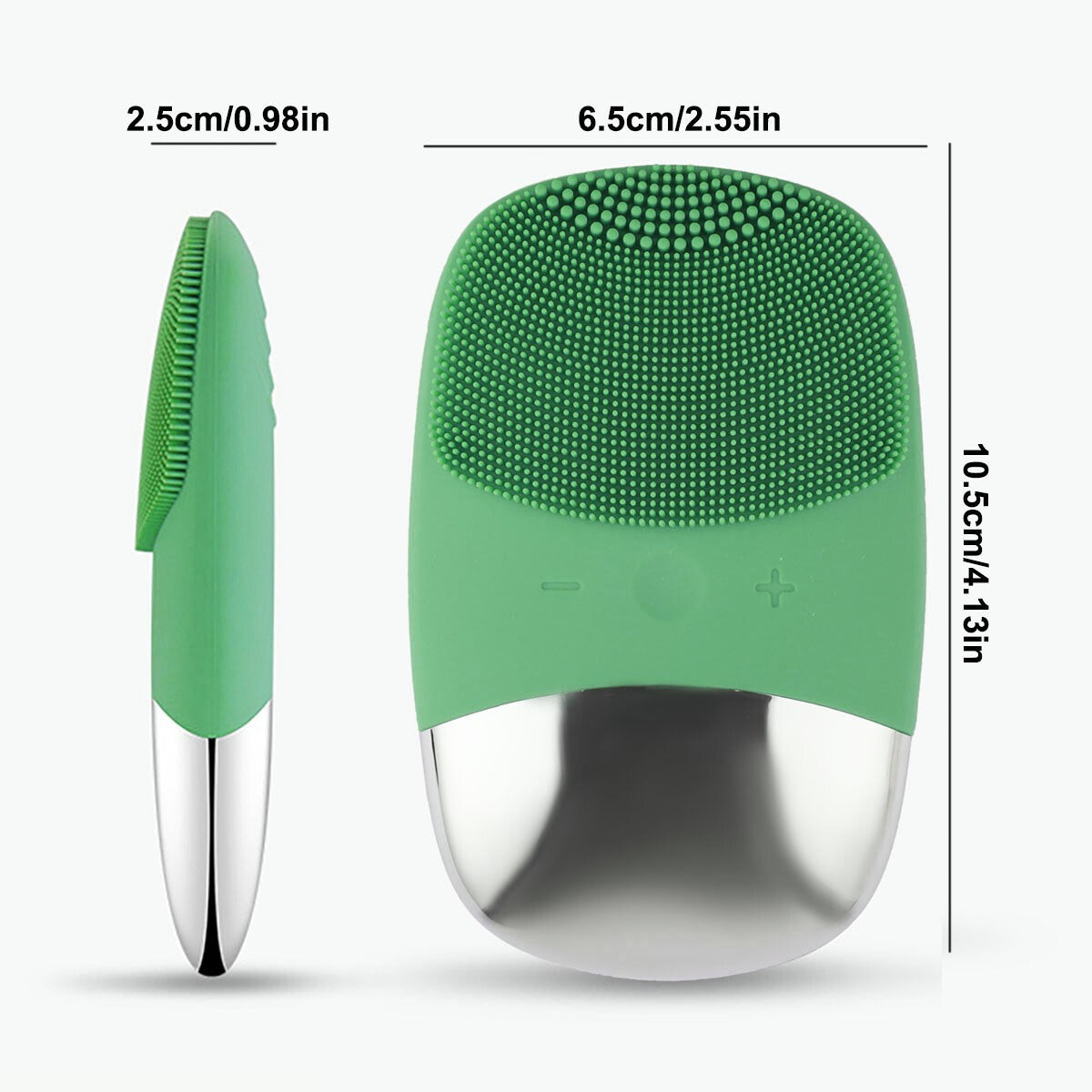 Electric Silicone Facial Cleansing Brush Waterproof Skin Care Massager