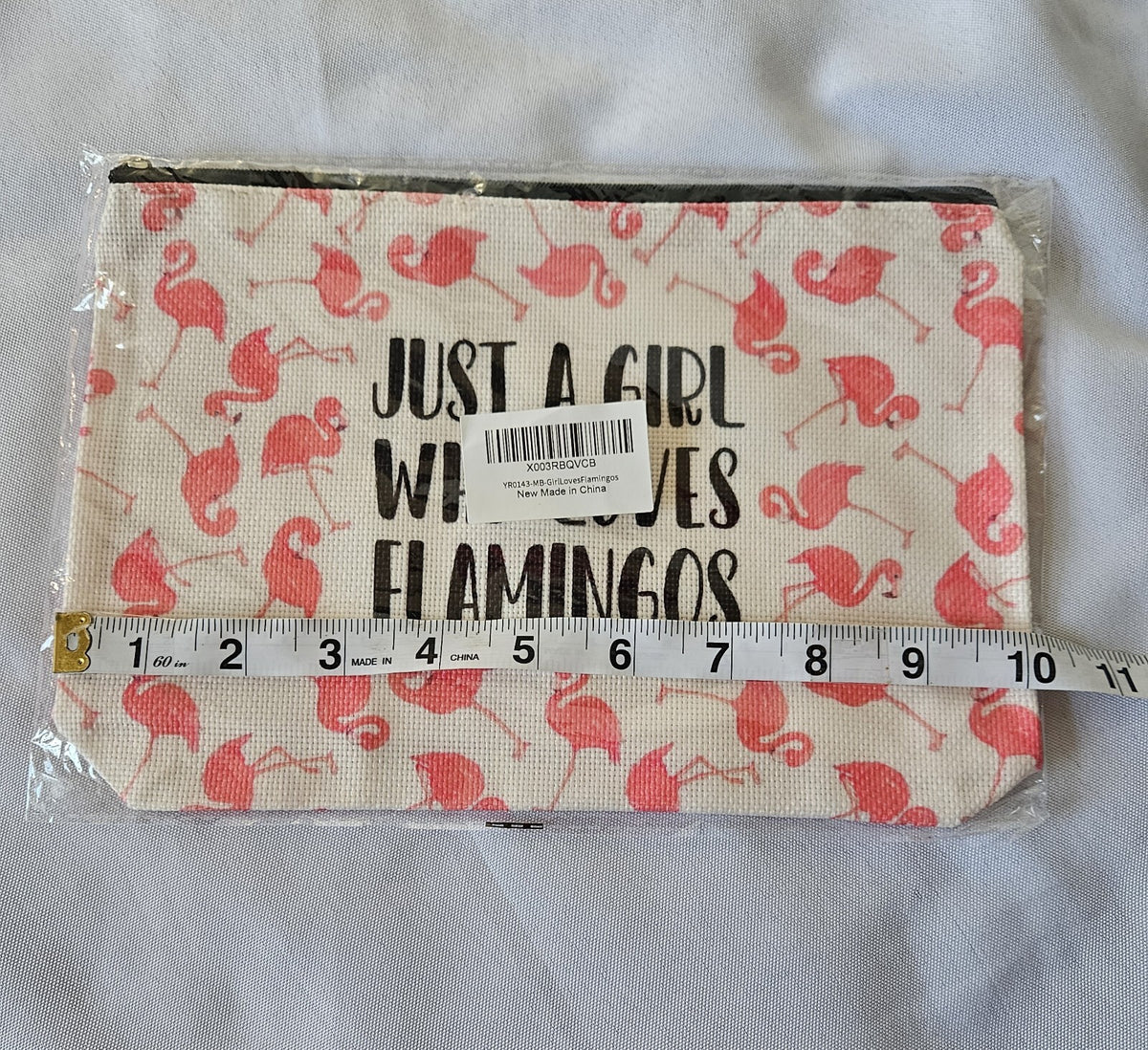 Dark Pink Flamingo Makeup Bag – Cosmetic Travel Pouch for Flamingo Lovers