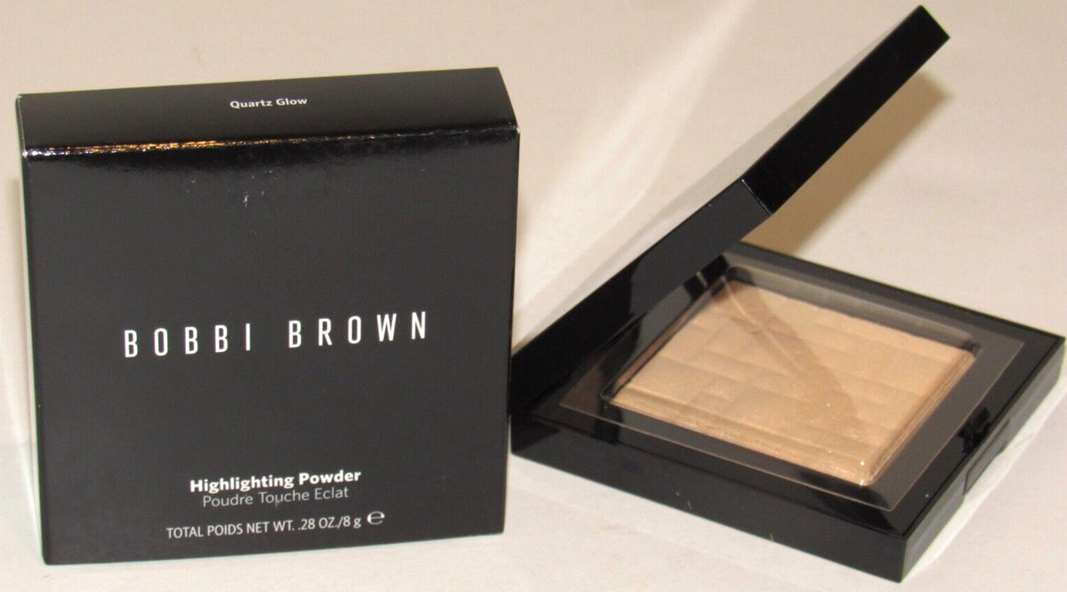 Bobbi Brown Highlighting Powder Quartz Glow Full Size Makeup Highlighter 0.28 Oz