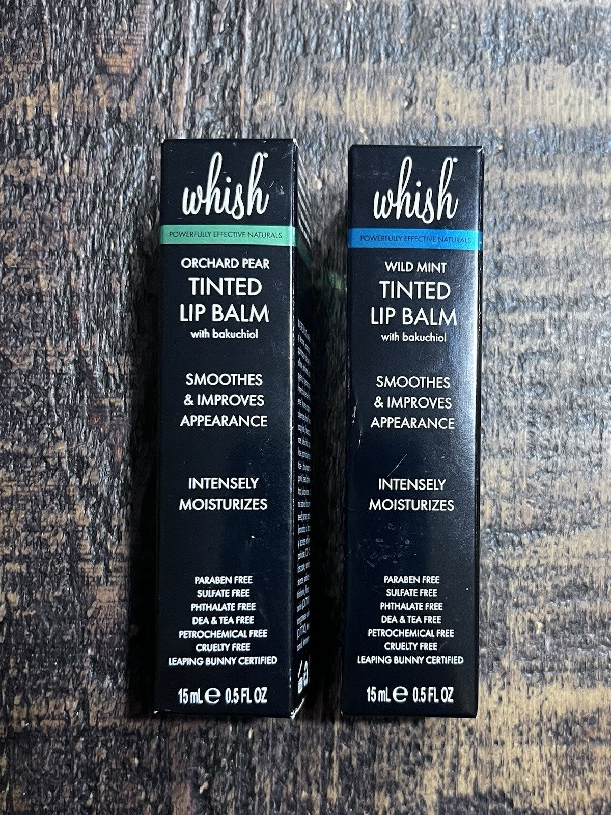 Set of 2 Tinted Lip Balms - Wild Mint & Orchard Pear 0.5 oz