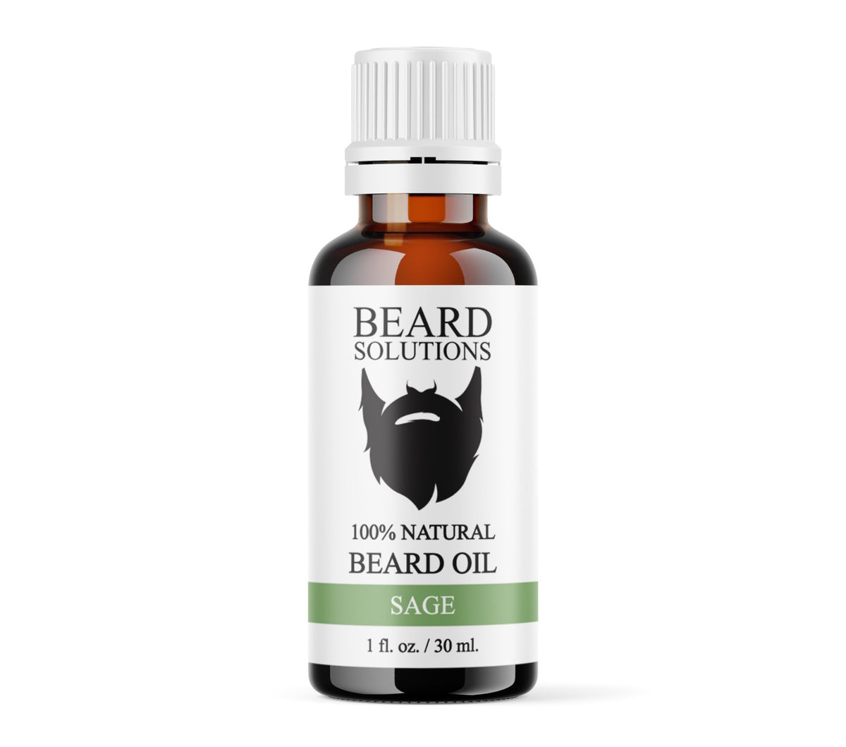 Natural Beard Oil with Essential Oils for Growth & Nourishment - 1 oz