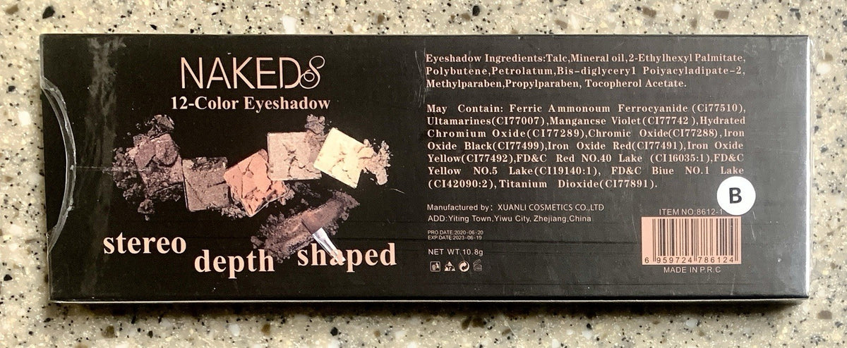 12-Color Matte Eye Shadow Palette - Cruelty-Free, Sealed Makeup