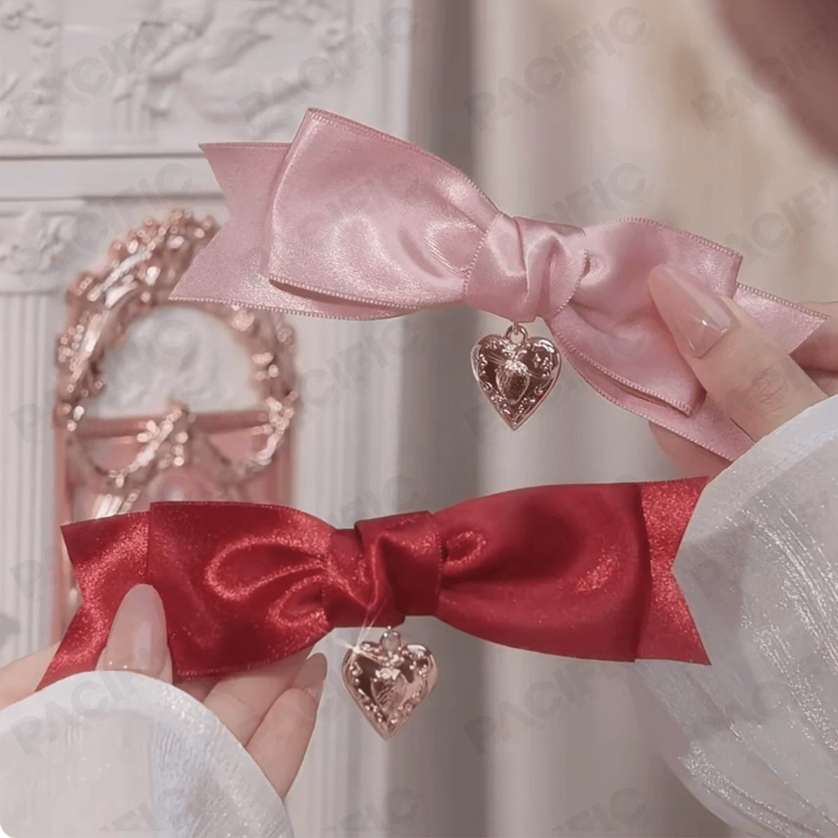 Flower Knows Strawberry Cupid Hair Clips Set of 2 US Stock