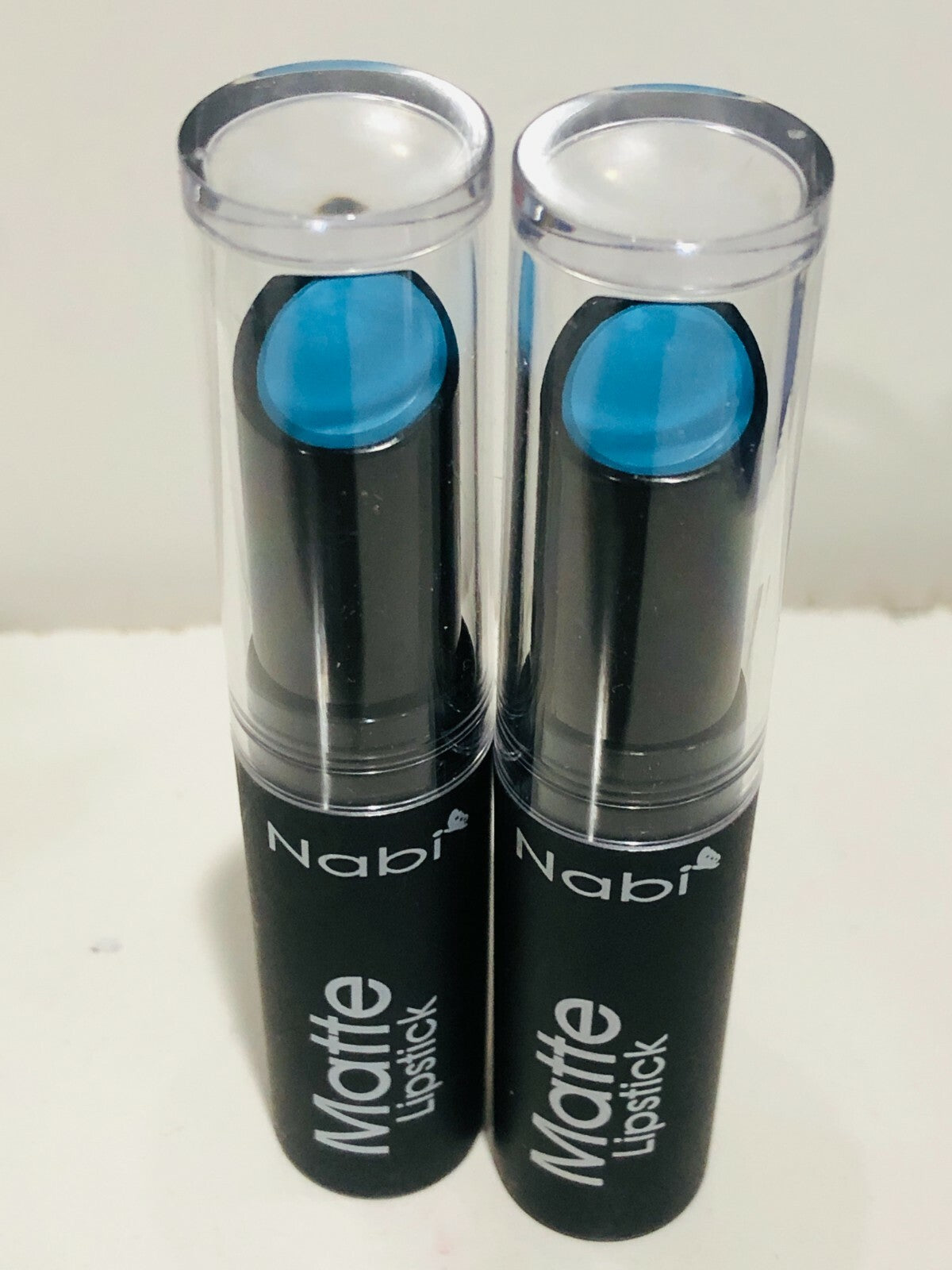 Matte Lipstick Set - Baby Blue 2-Pack, Long-lasting Makeup for Lips