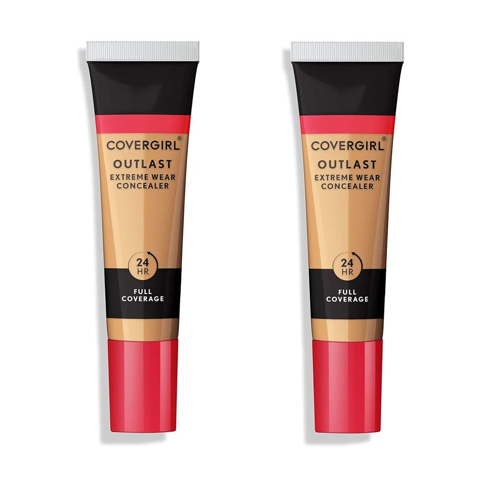Pack of 2 Waterproof Full Coverage Concealers - Caramel Beige 856