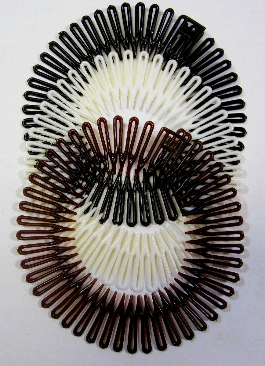 Set of 6 Spring Hair Combs for Styling Hair Accessories - Unbranded