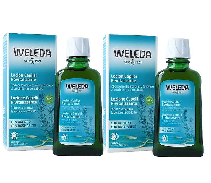 2 PACK Weleda Rosemary Toning Hair Lotion 100ml / 3.3oz