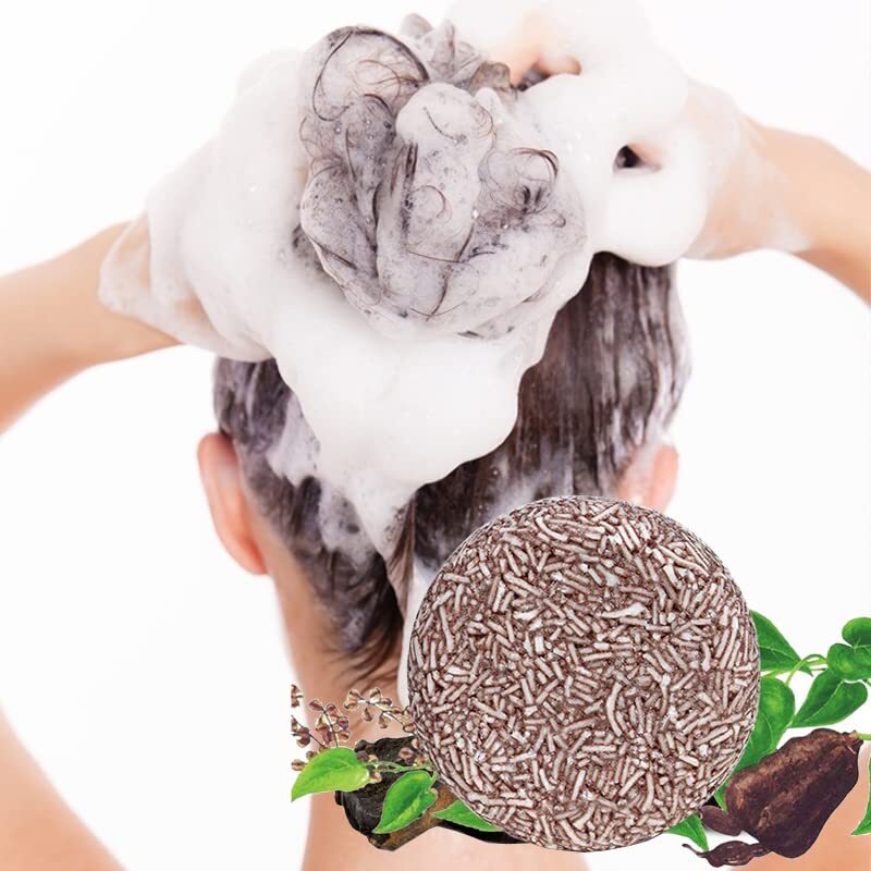 Grey Hair Shampoo Bar for Natural Darkening – 55g, USA Stock