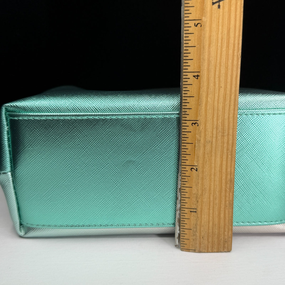 Double Shade Travel Cosmetic Pouch - Compact & Shiny Makeup Organizer