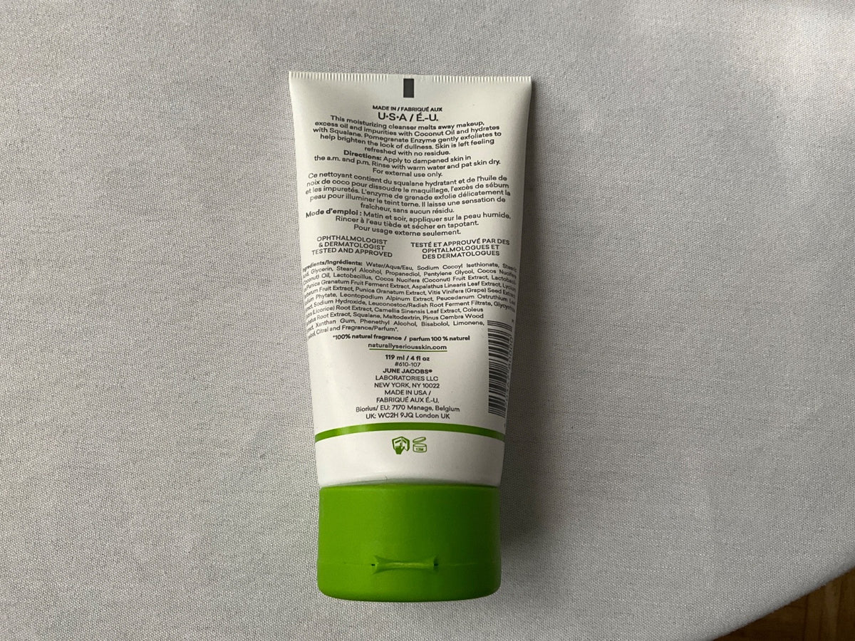 Gentle Facial Cleanser for Sensitive Skin - 4 oz Moisture Rich Cream