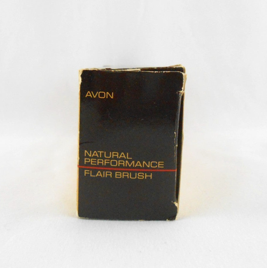 Vintage 1986 Avon Natural Performance Flair Oval Hair Brush Brown