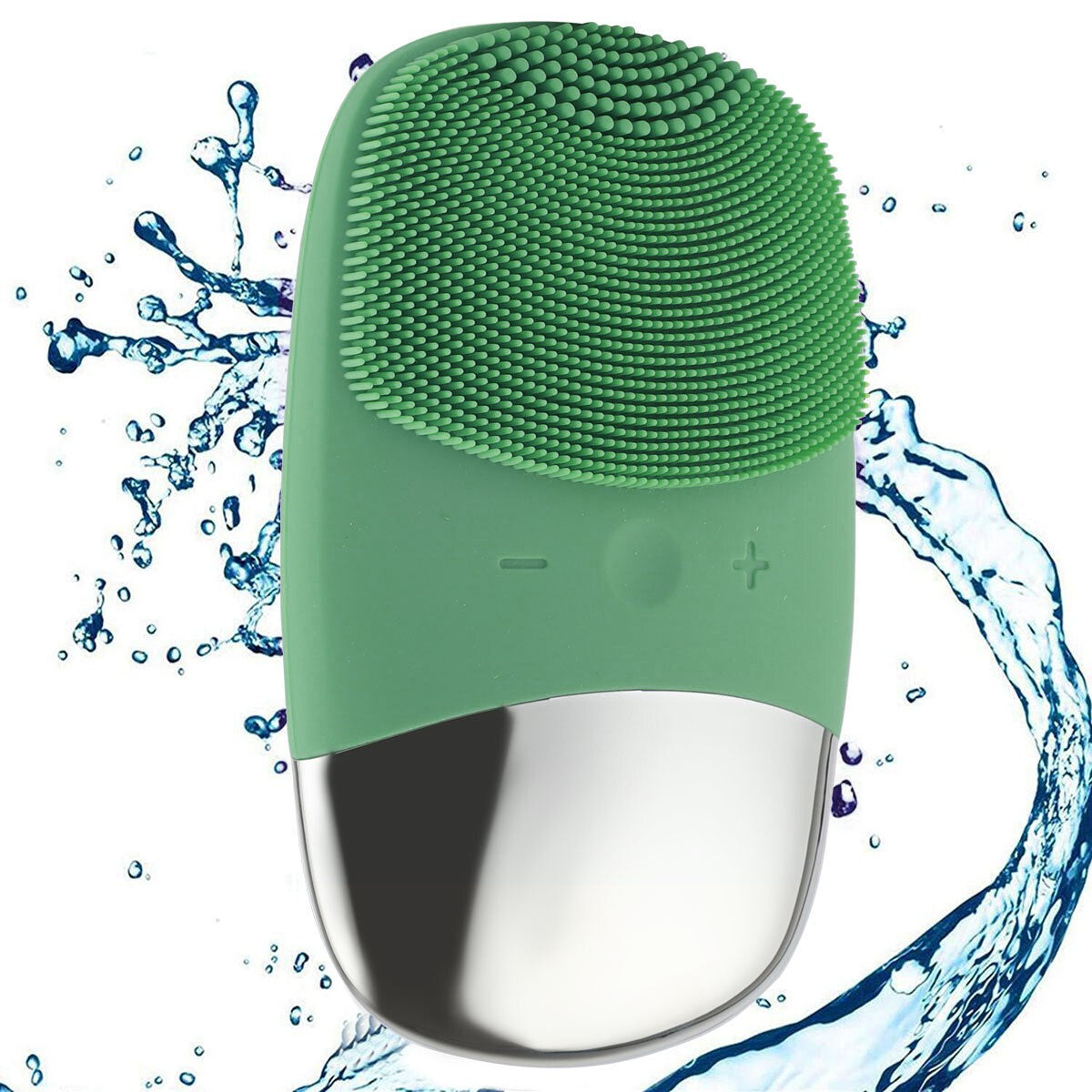 Electric Silicone Facial Cleansing Brush Waterproof Skin Care Massager