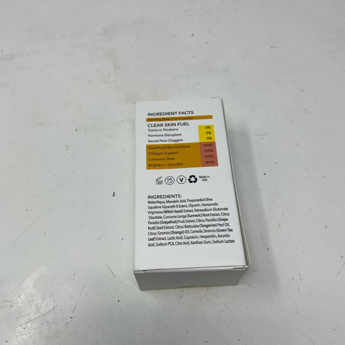 Exfoliating Serum for Brightening & Detoxifying - 1 fl oz