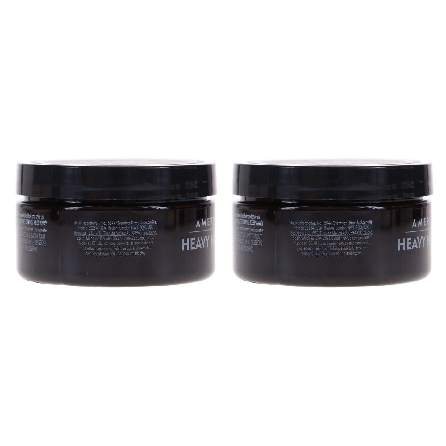 Heavy Hold Hair Pomade 3 oz - 2 Pack for Strong Styling & Shine