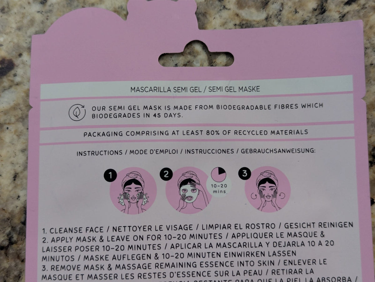 Heartleaf Semi Gel Hydrating Face Mask, 2 Pack