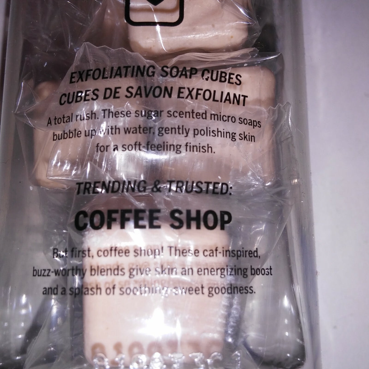 Set of 3 Victoria Secret PINK Sugar High Coffee Shop Exfoliating Soap