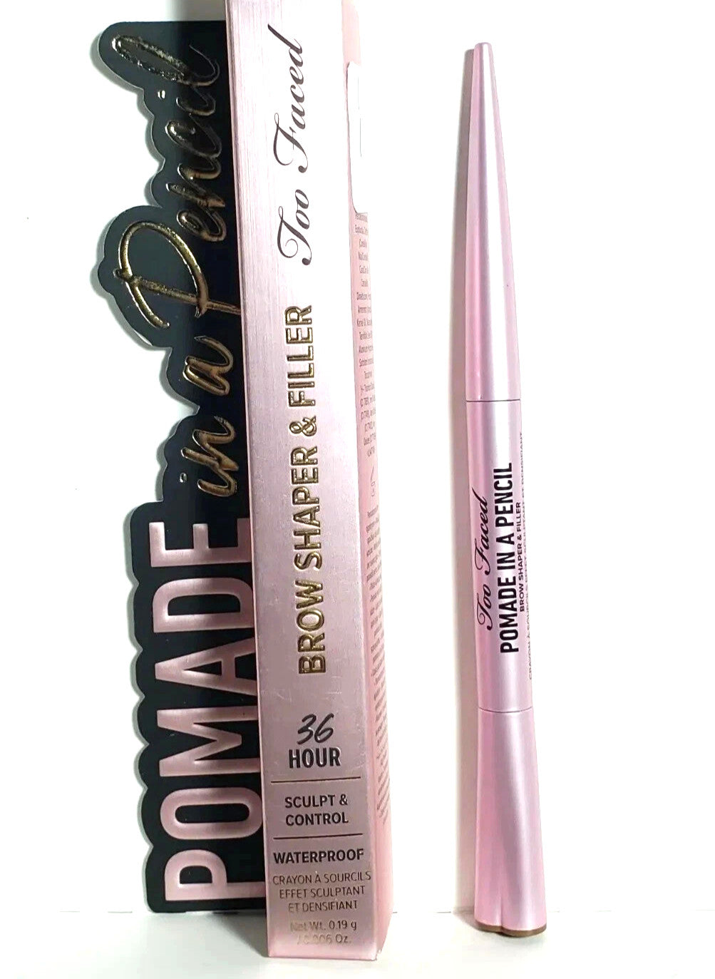 Waterproof Brow Pencil & Filler - Long Wear, Natural Finish, 36H