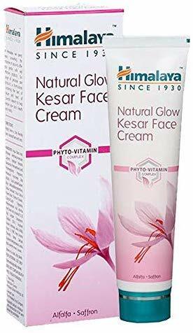 Himalaya Natural Glow Kesar Face Cream with Saffron & Alfalfa 25g - Skin Brightening Moisturizer