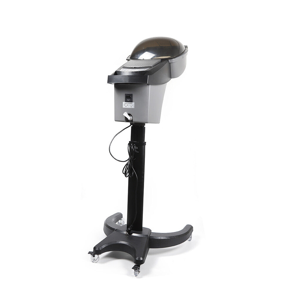 Hair Steamer Stand with 7-Color LED Light for Salon & Spa, Oil & Hair Dye Modes