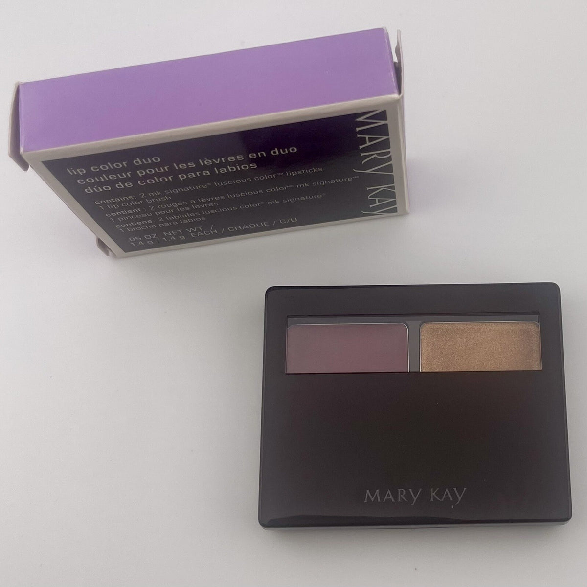 Lip Color Duo Garnet and Gold - Discontinued Lipstick Set
