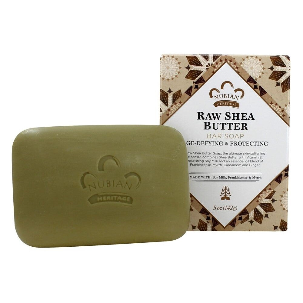 Nubian Heritage Bar Soap Raw Shea Butter, 5 Ounces