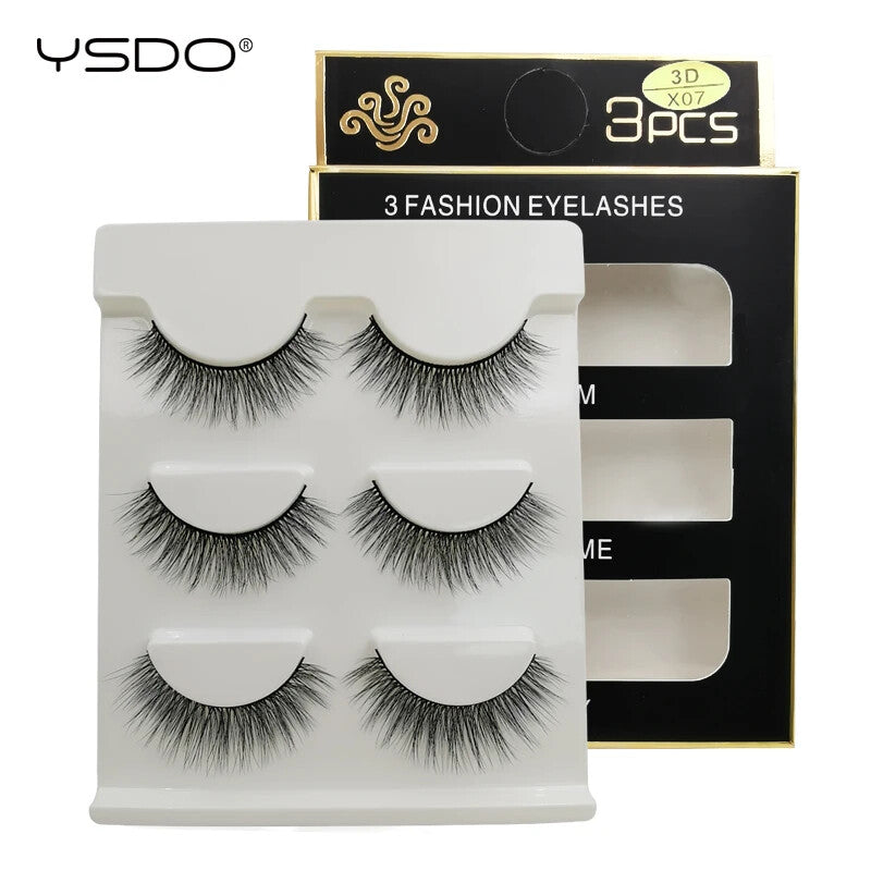 Wholesale 30 Pairs False Eyelashes Natural 3D Faux Cils Cruelty-Free Reusable