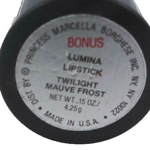 Borghese Lumina Lipstick Twilight Mauve Frost Full Size Makeup