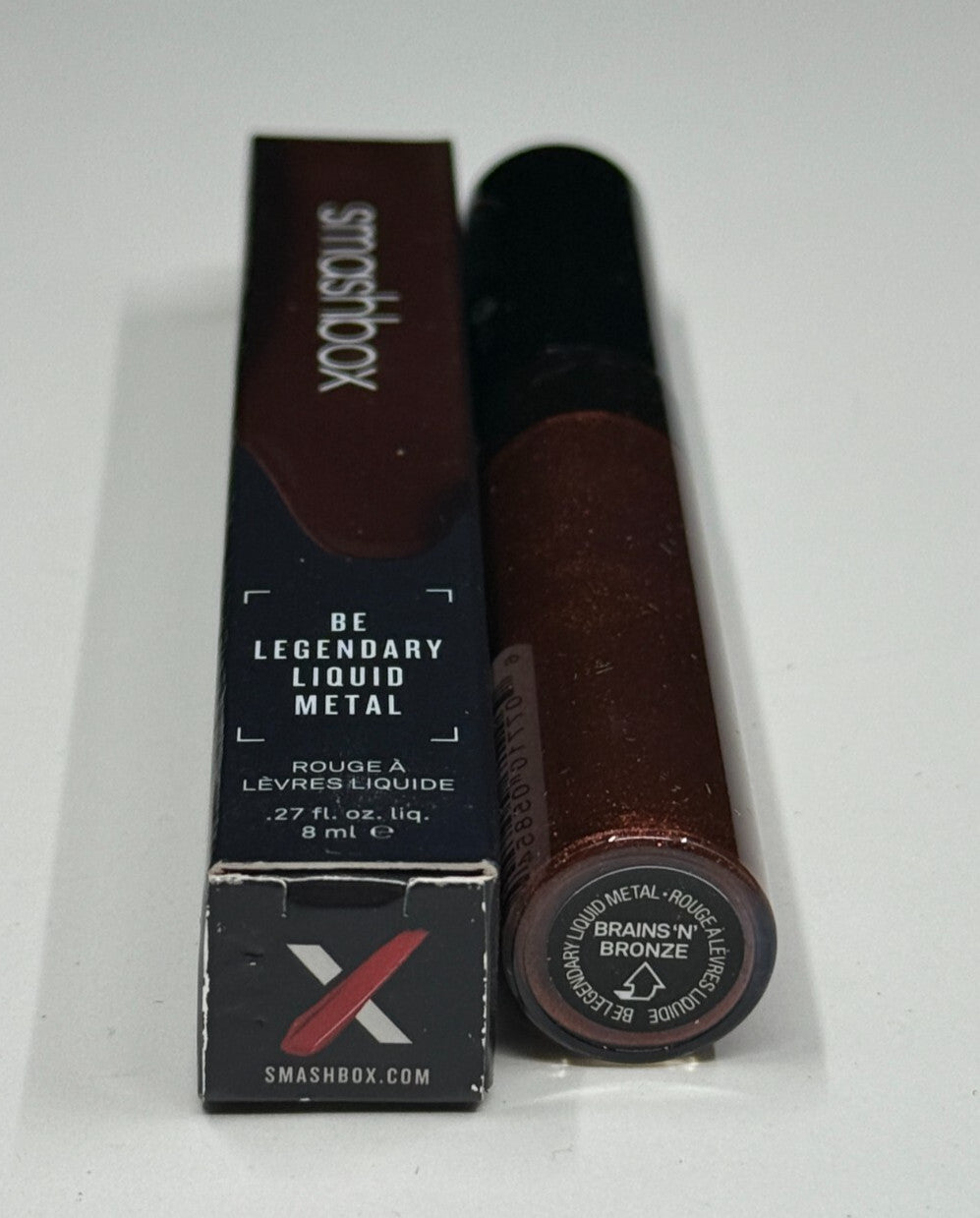 Liquid Lipstick - Smashbox Be Legendary Liquid Metal BRAINS 'N' BRONZE 0.27 oz