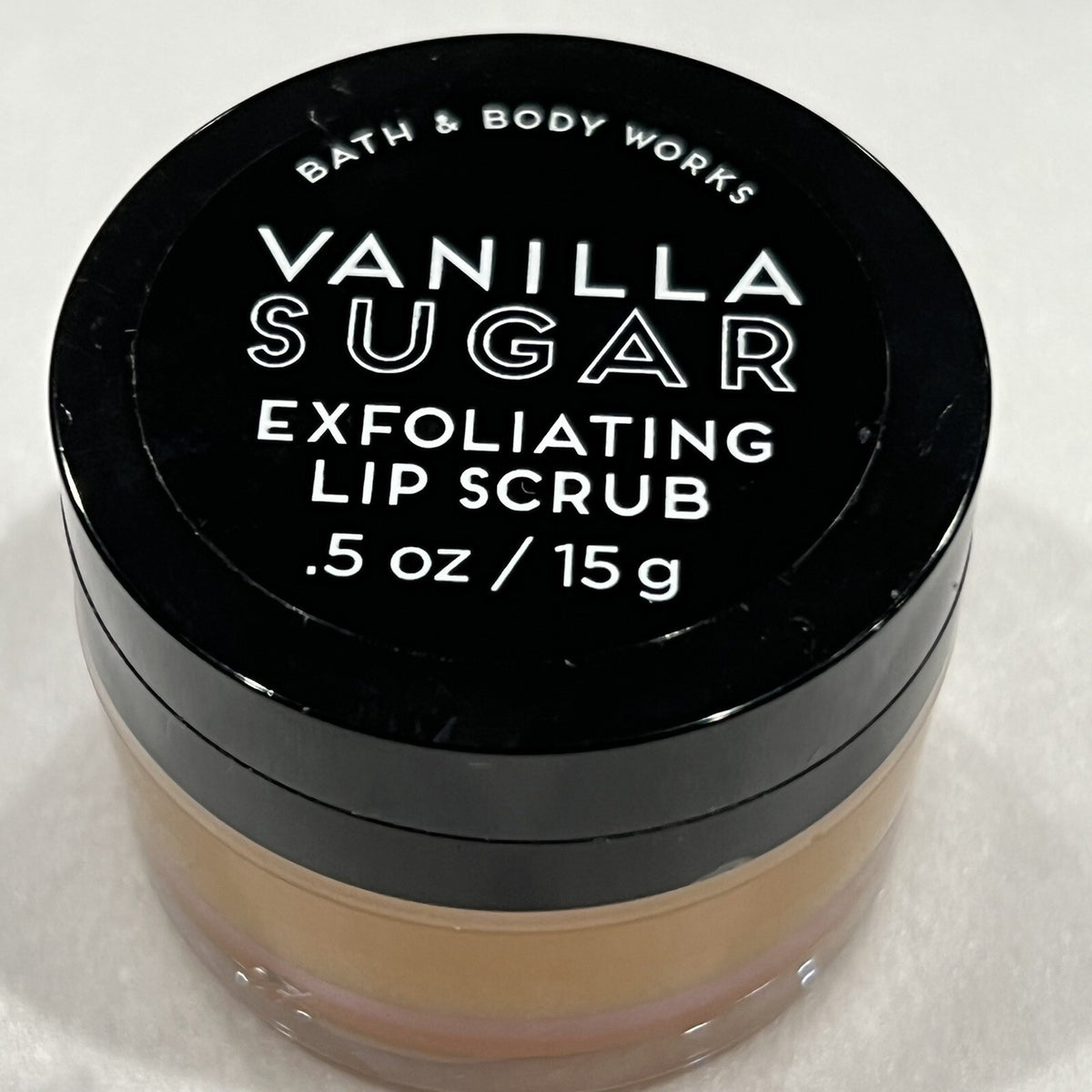 Vanilla Sugar Lip Scrub with Jojoba Oil and Beeswax - 0.5 oz Exfoliating Treatment
