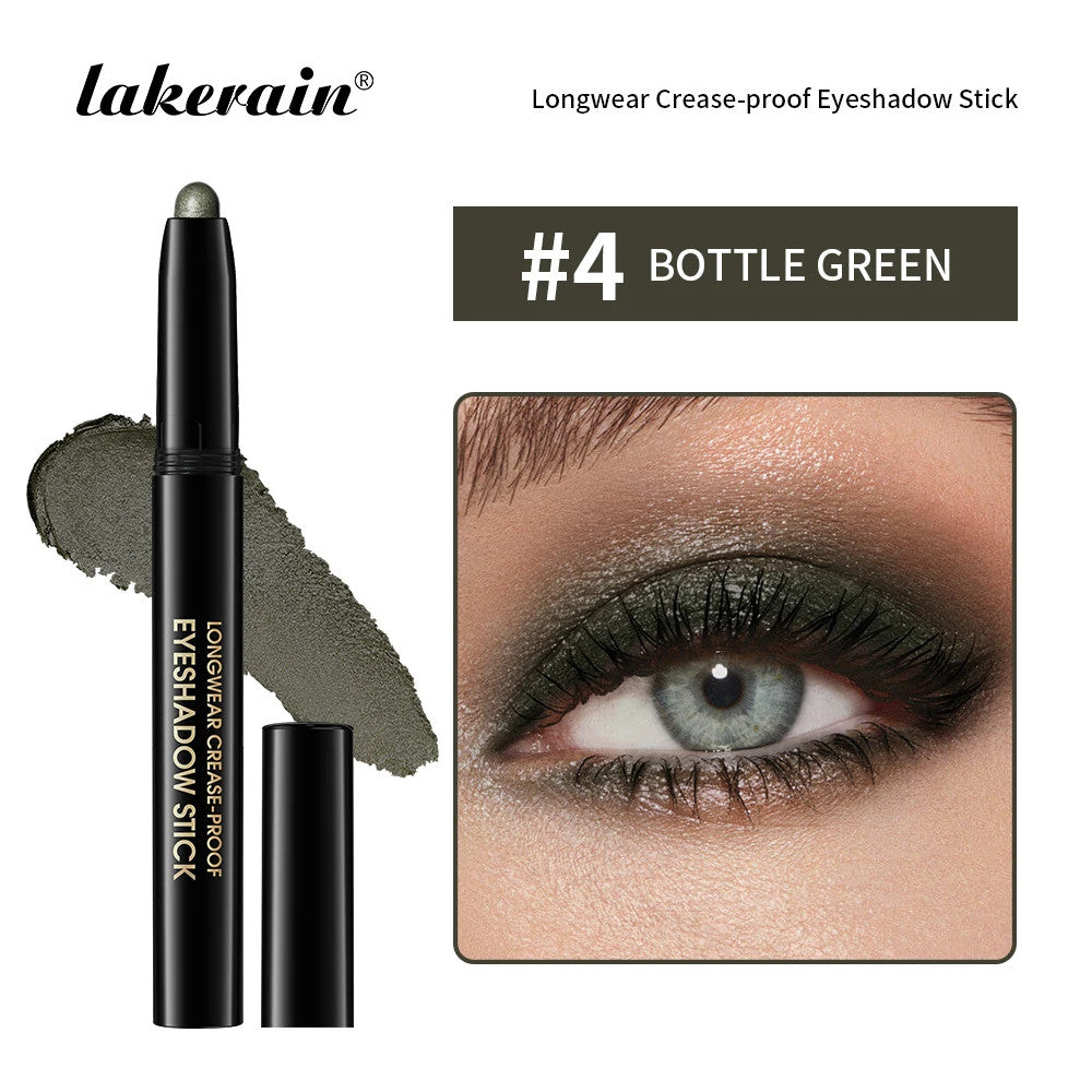 Long Lasting Waterproof Eyeshadow Pencil Set - Glitter, Shimmer & Matte