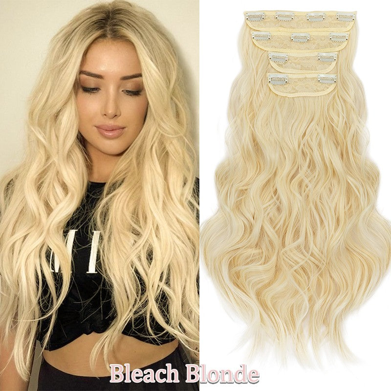 Double Weft Clip-In Human Hair Extensions Full Head - Multiple Colors & Lengths