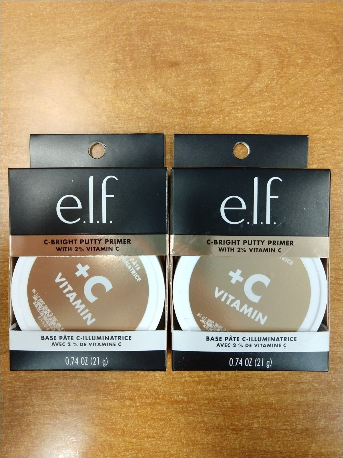 2 Pack Brightening Face Primer with Vitamin C - Evens Skin Tone & Flawless Finish