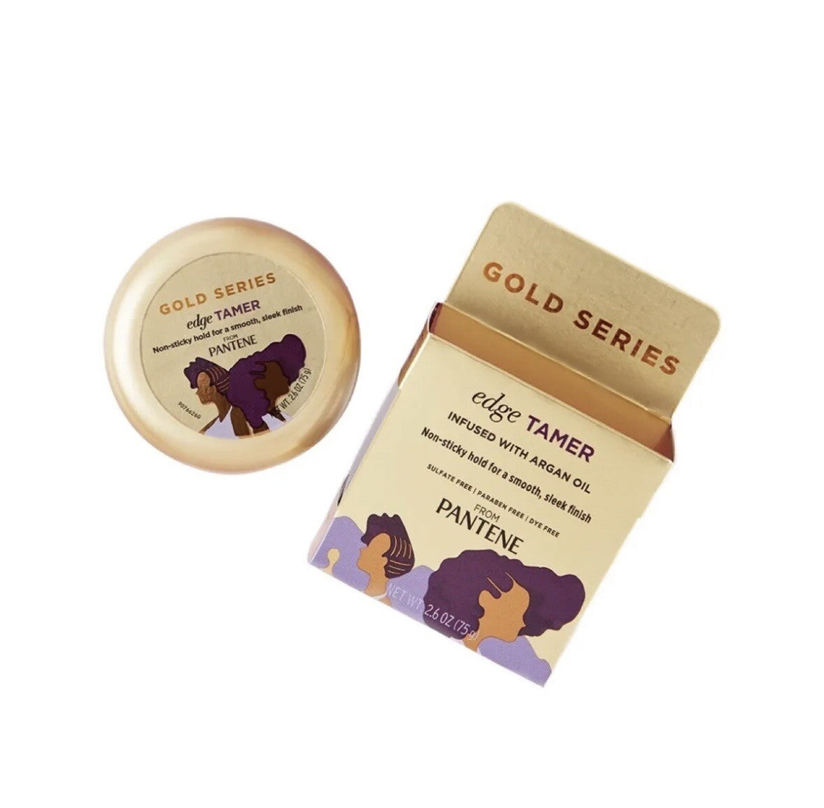Pantene Gold Series Edge Tamer With Argan Oil 2.6oz