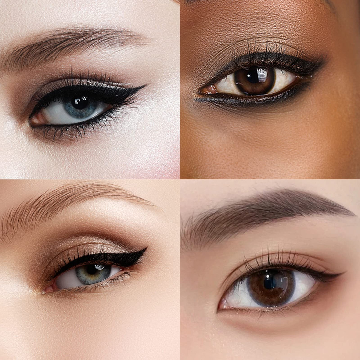 Waterproof Liquid Eyeliner Pencil - Smudge-Proof & Long-Lasting, Black