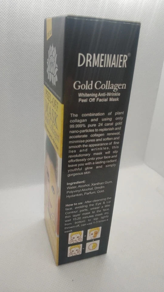 Gold Collagen Peel-Off Facial Mask - Hydrating Cleanser 120ml