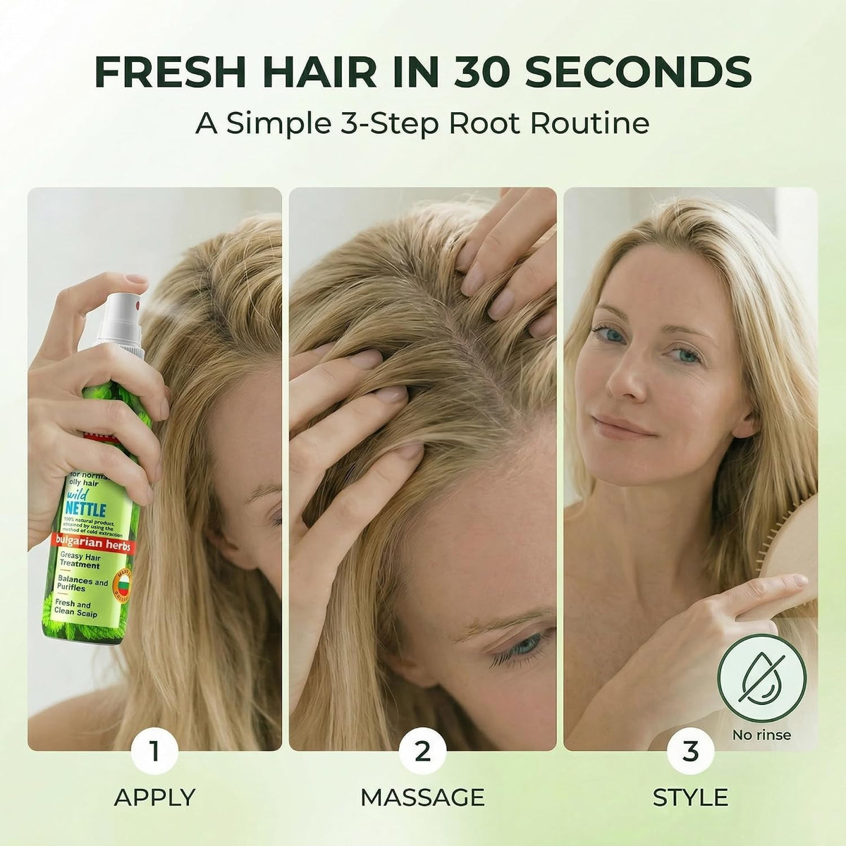 Nettle Extract Hair Tonic for Oil Control & Hair Strengthening - Sebum Regulating Lotion