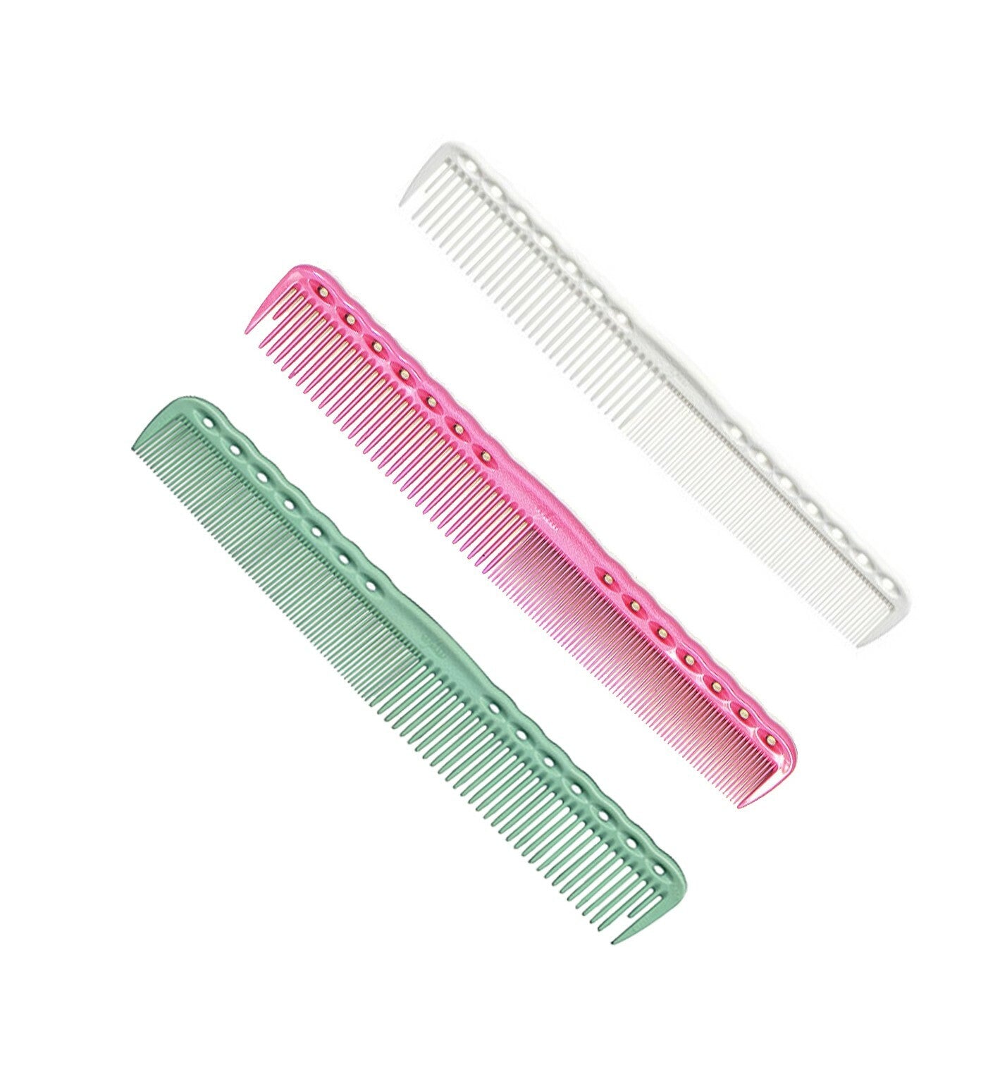 YS Park 334 Fine Cutting Grip Comb Mint Green for Hair Styling