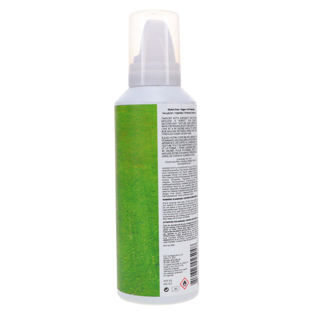 Hair Mousse for Curl Enhancing Volumizing Styling Pomade 5.6 oz