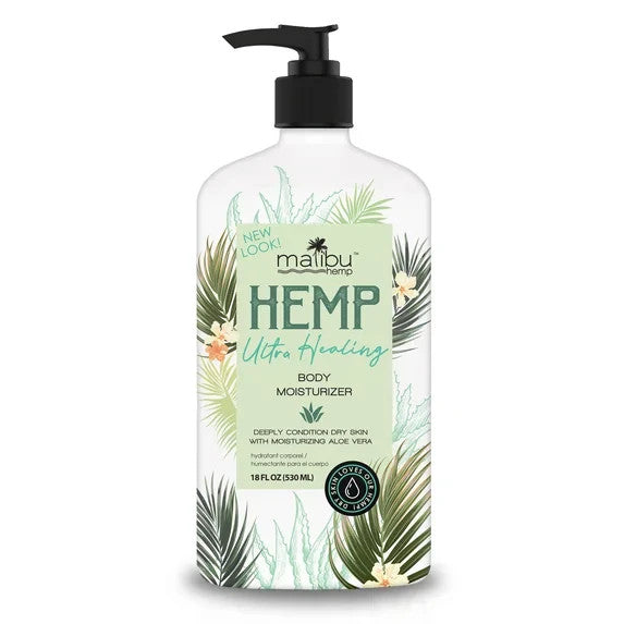 Hemp Ultra Healing Body Moisturizer for Dry Skin, 18oz
