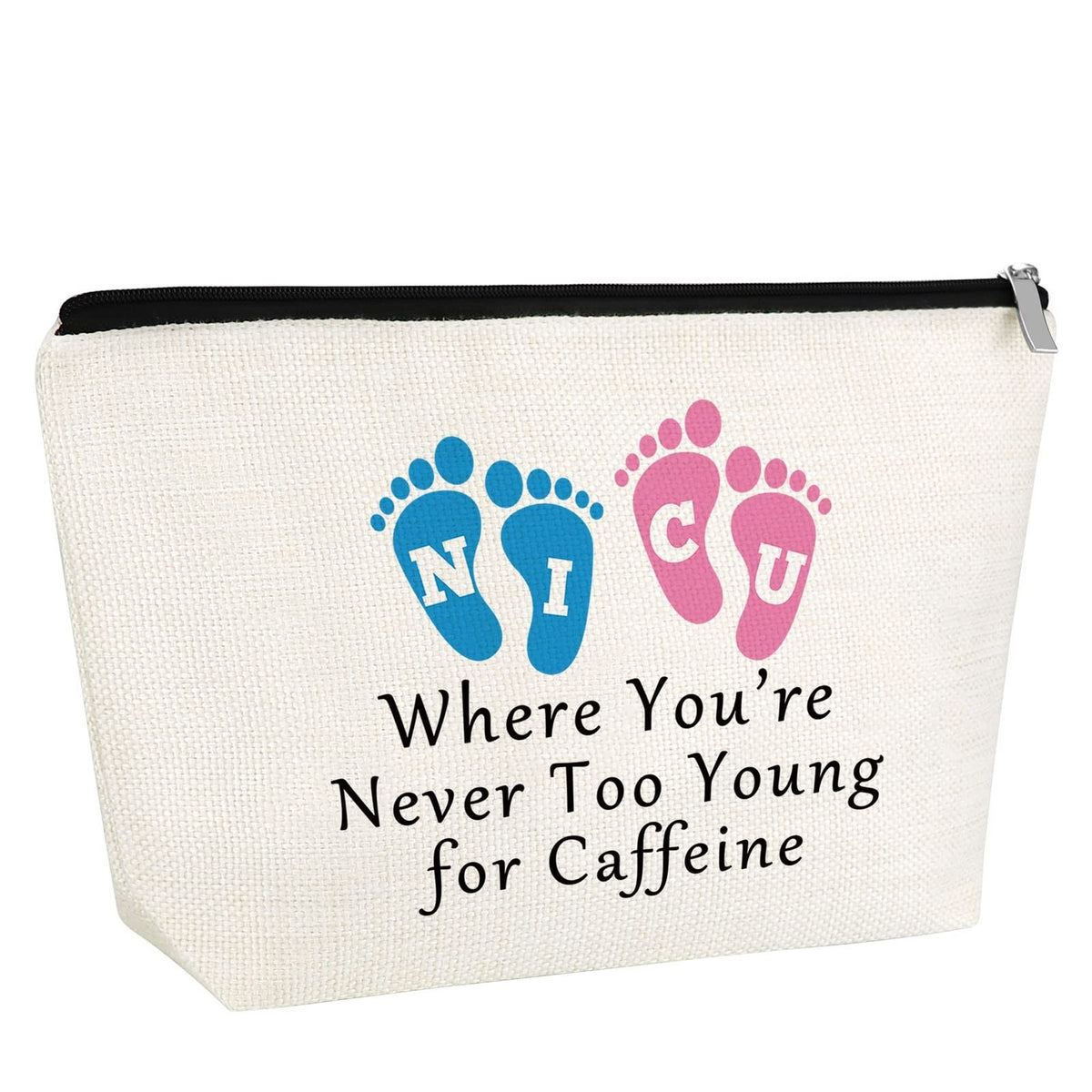NICU Nurse Gift Makeup Bag for Women - Appreciation, Midwife & Pediatrician Gift