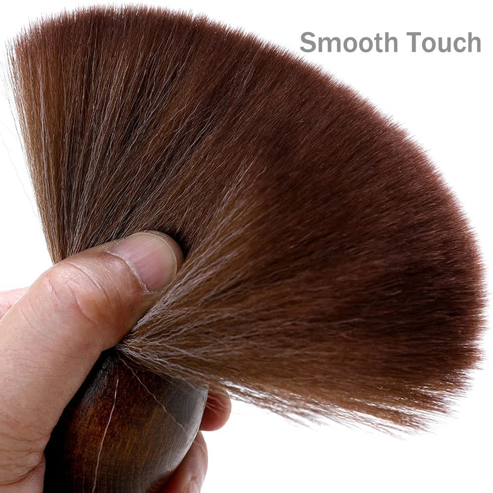 Barber Neck Duster Brush - Professional Hair & Neck Cleaning Tool - Black