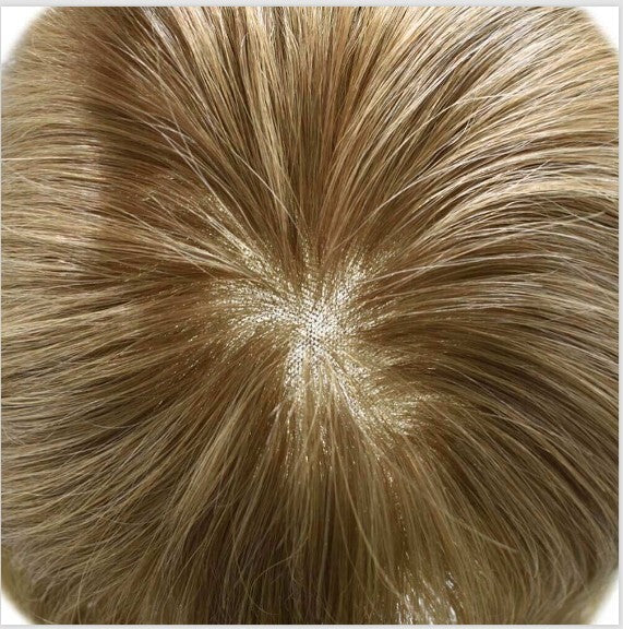 French Lace Front Mens Hair Replacement System Human Hair Toupee