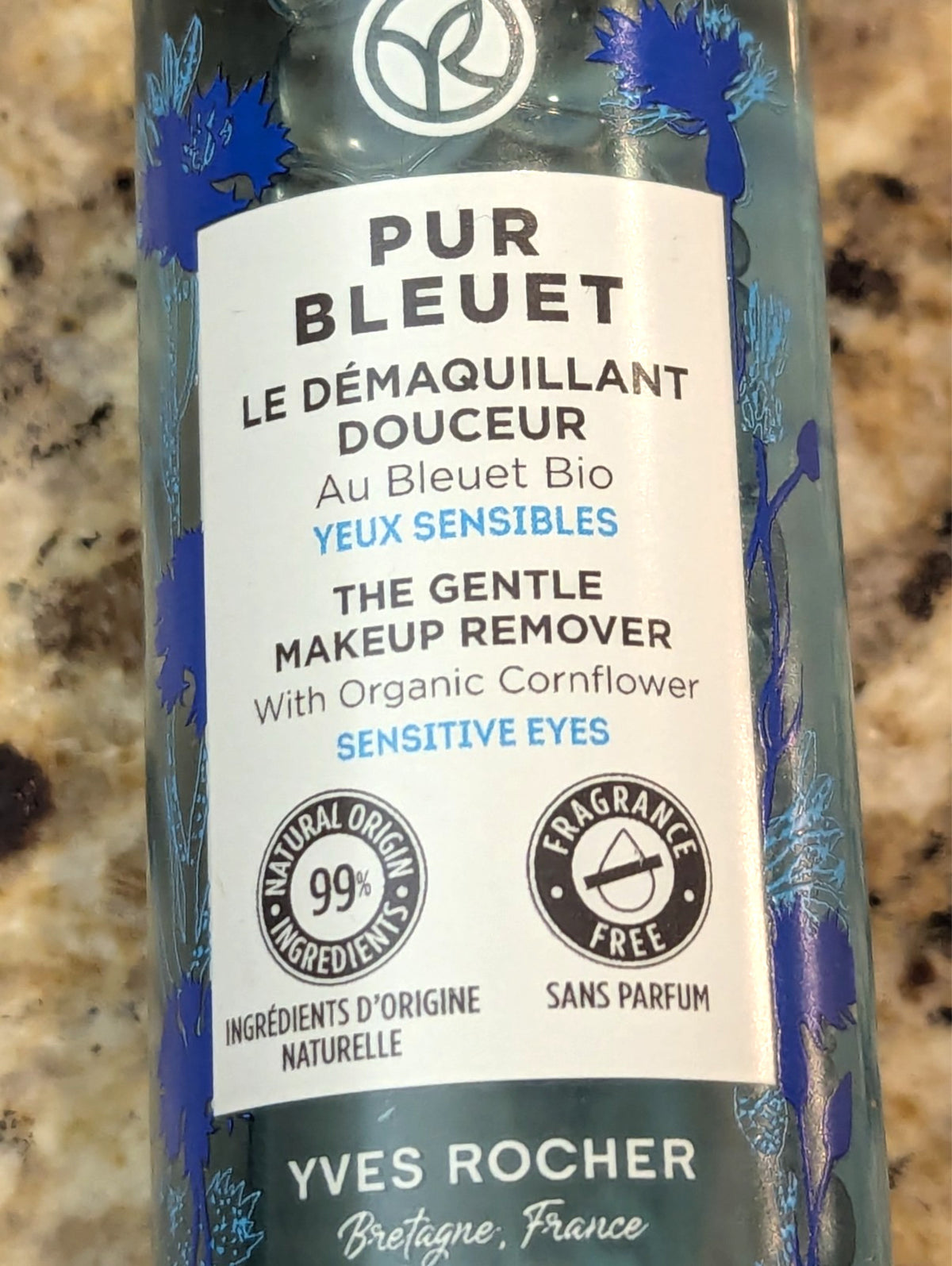 Gentle Makeup Remover Pur Bleuet 3.3 fl oz - Face Cleansing Solution