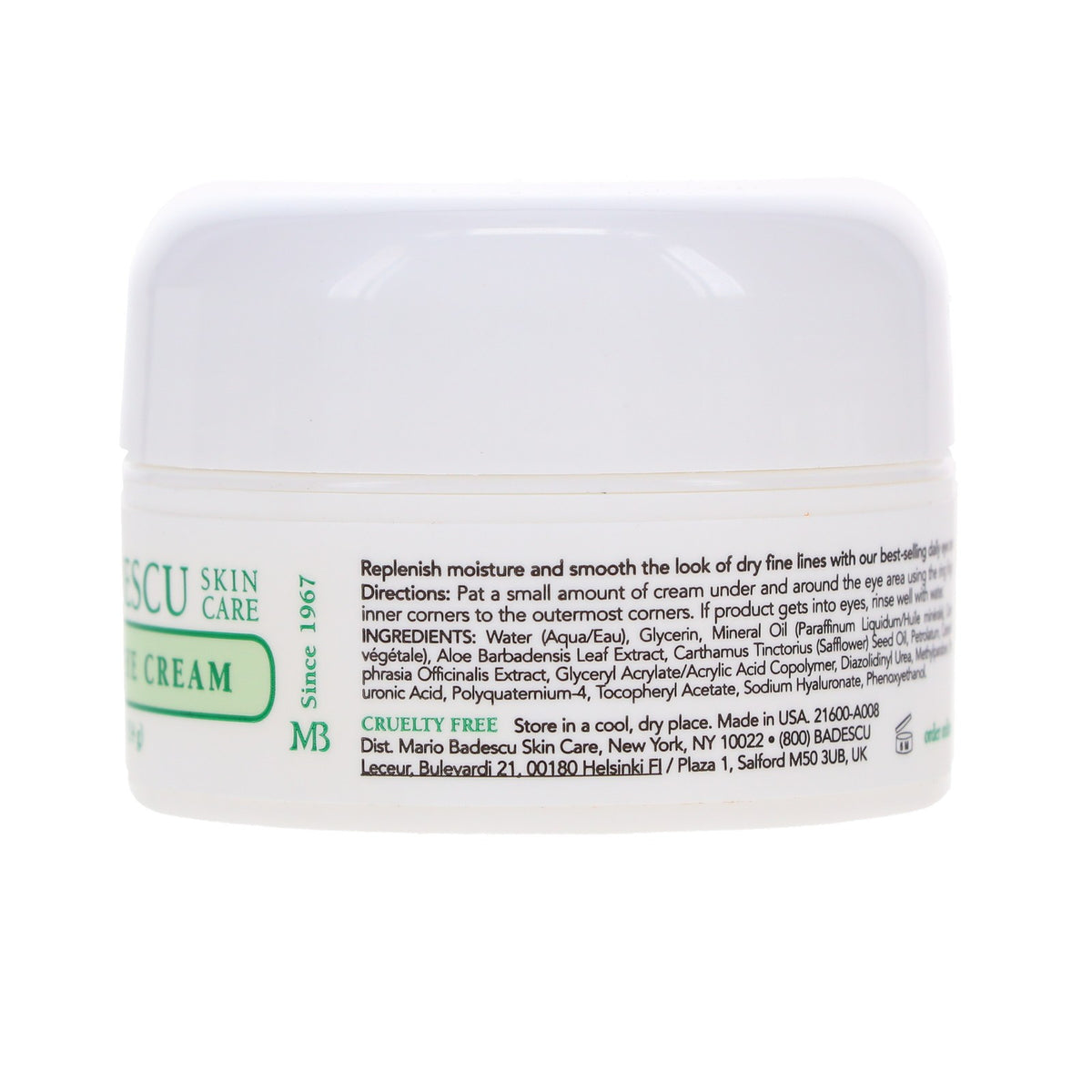 Hyaluronic Eye Cream for Dark Circles & Puffiness - 0.5 oz